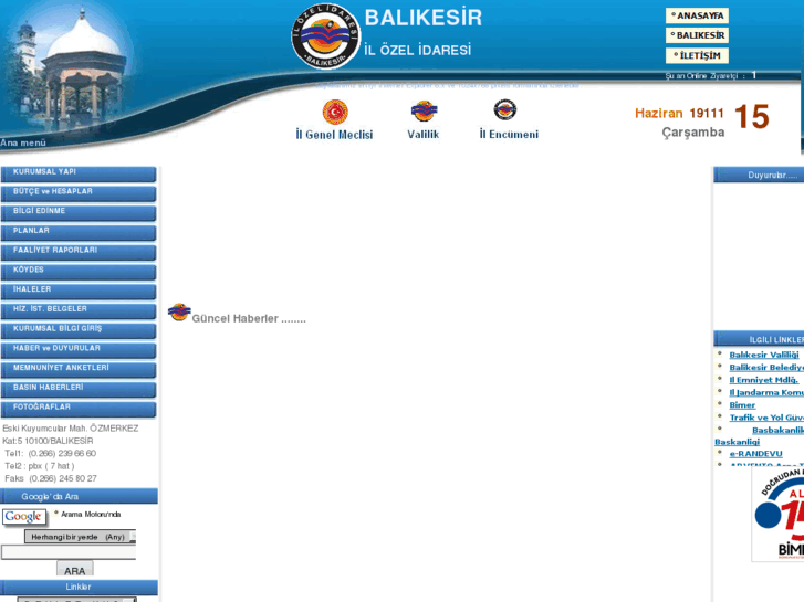 www.balikesirozelidare.gov.tr