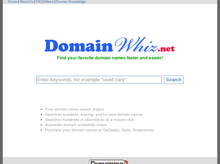 www.domainwhiz.net