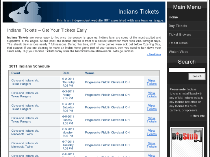 www.indianstickets.org