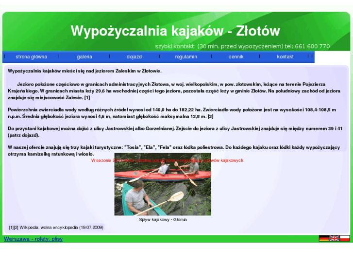 www.kajaki-zlotow.com