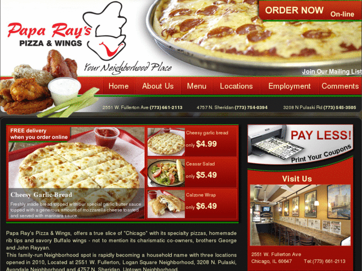 www.paparayspizza.com