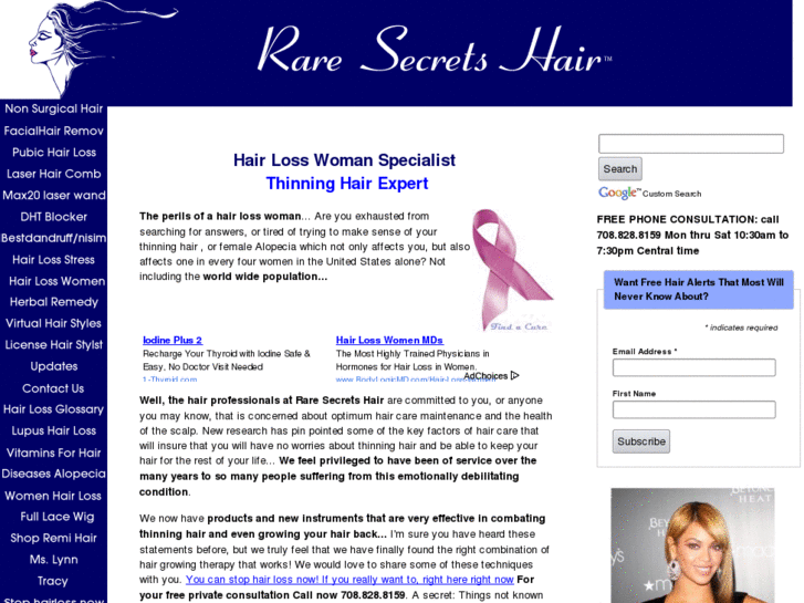 www.raresecrets-hairloss-woman-solutions.com