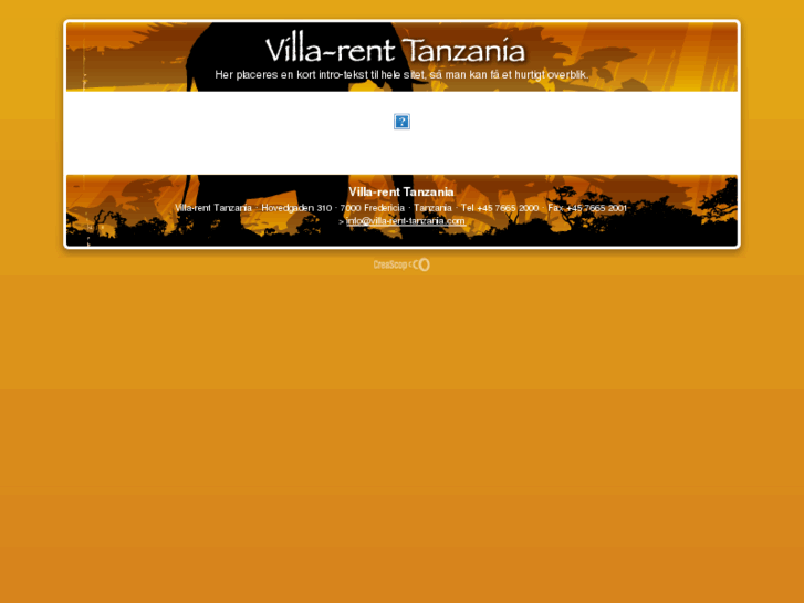 www.villa-rent-tanzania.com