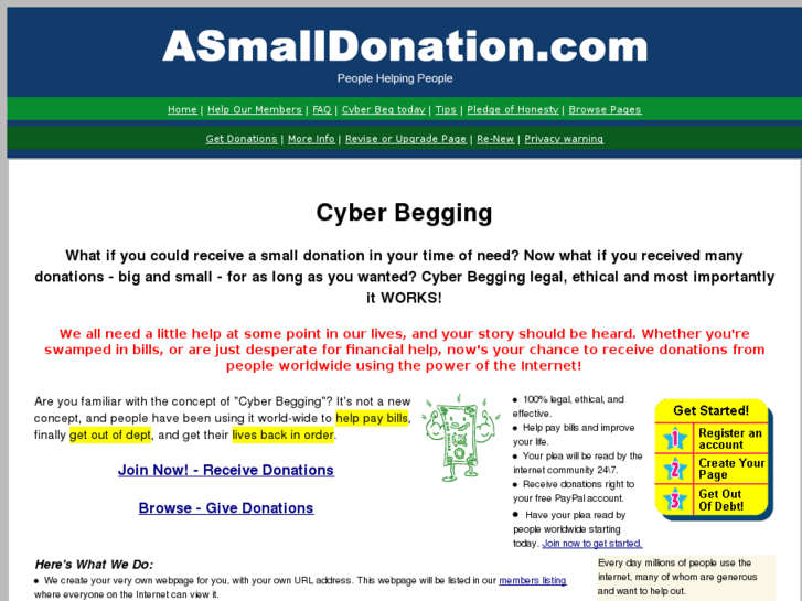 www.asmalldonation.com