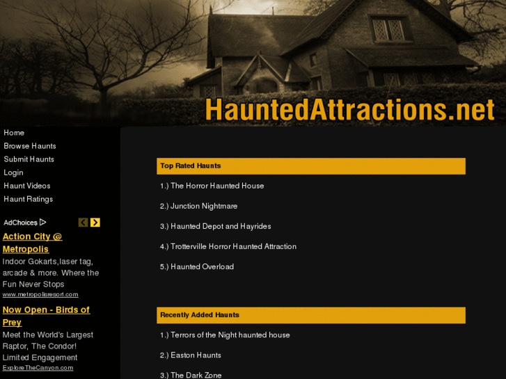 www.hauntedattractions.net