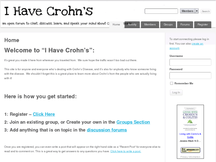 www.ihavecrohns.com