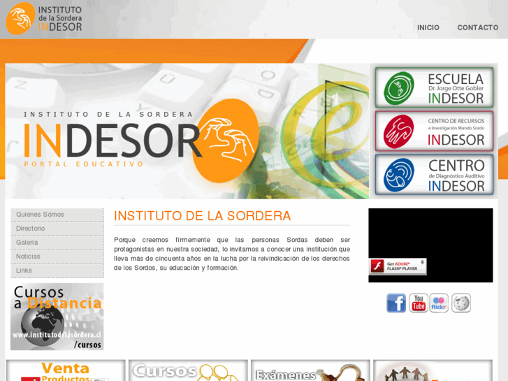 www.institutodelasordera.cl