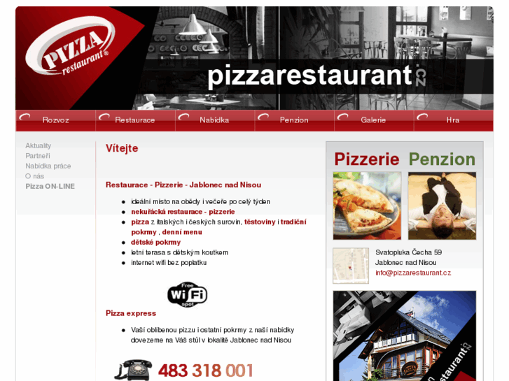 www.pizzarestaurant.cz