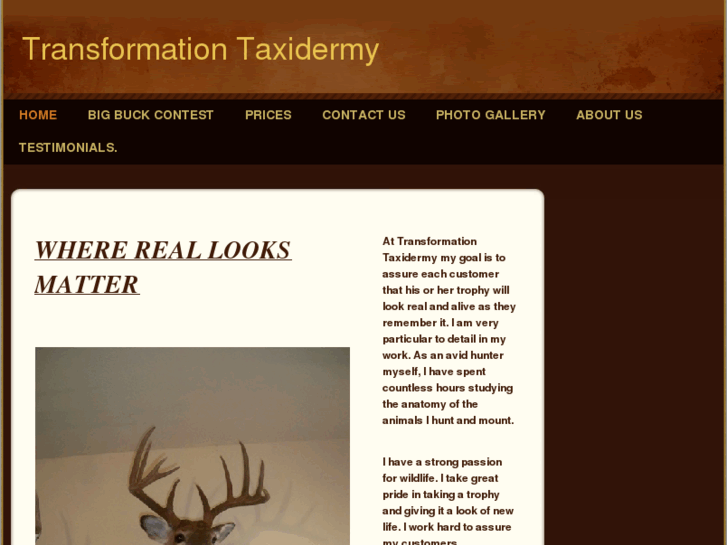 www.transformationtaxidermy.com