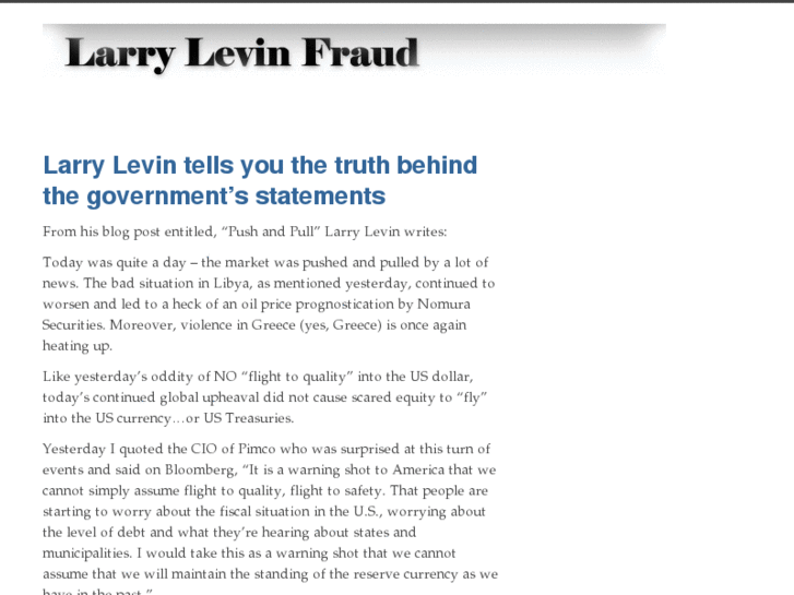 www.larry-levin-fraud.com