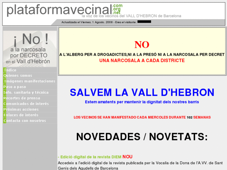 www.plataformavecinal.com