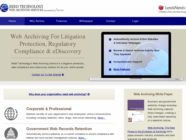 www.reedtechwebarchiving.com