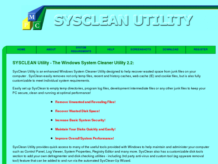 www.syscleanutility.com