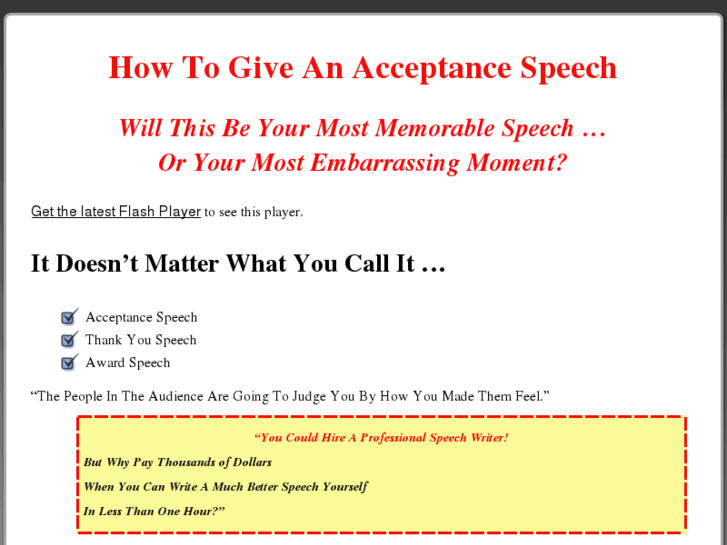 www.acceptance-speech.com