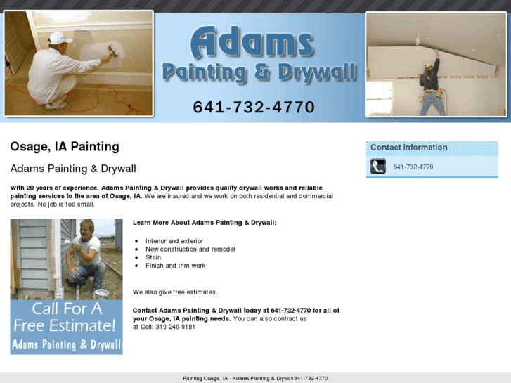 www.adamspaintinganddrywall.com