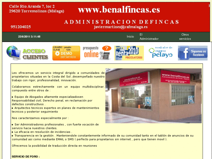 www.benalfincas.es