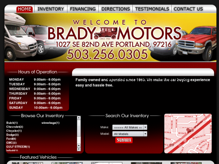 www.bradymotors.biz