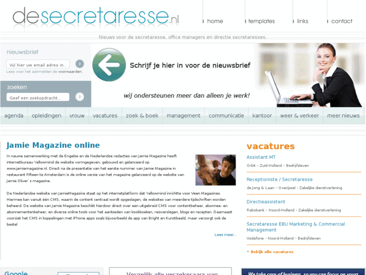 www.desecretaresse.nl