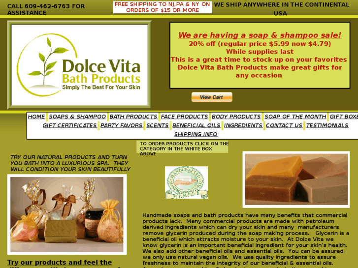 www.dolcevitabathproducts.com