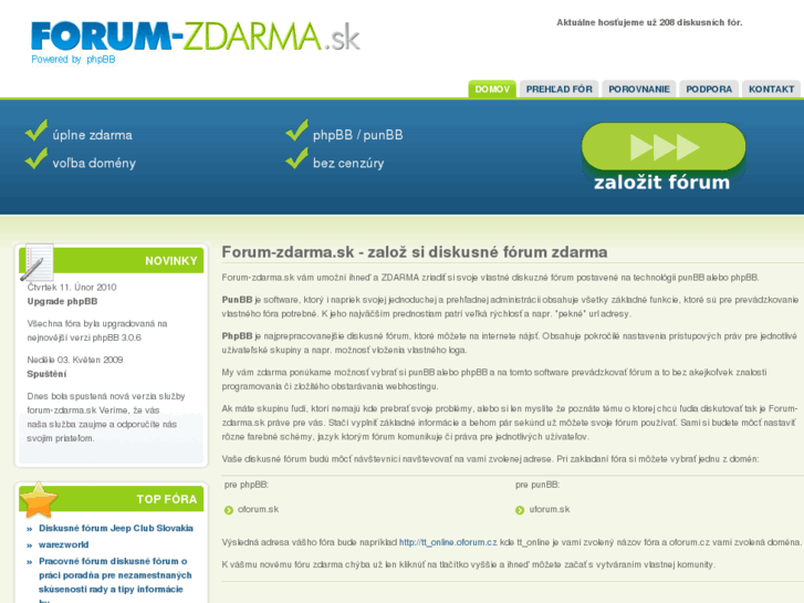 www.forum-zdarma.sk