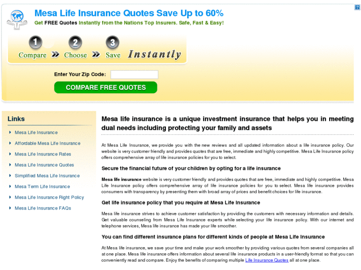 www.mesa-life-insurance.info