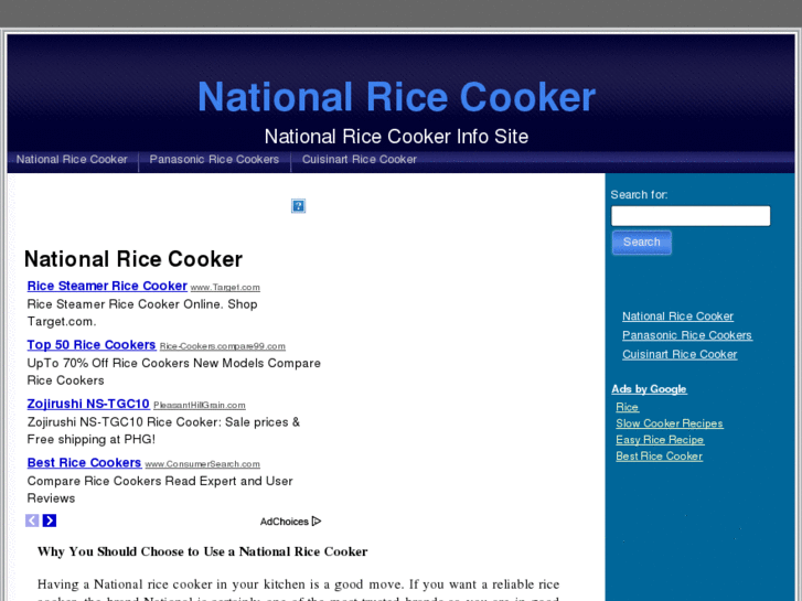 www.nationalricecooker.net