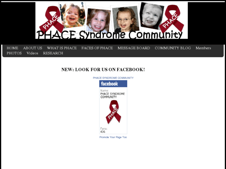 www.phacesyndromecommunity.org