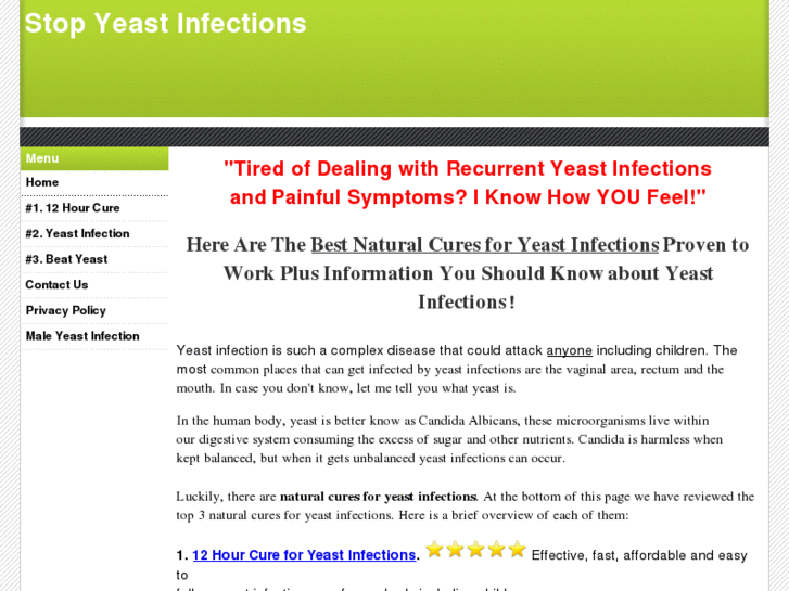 www.stopyeastinfection.info