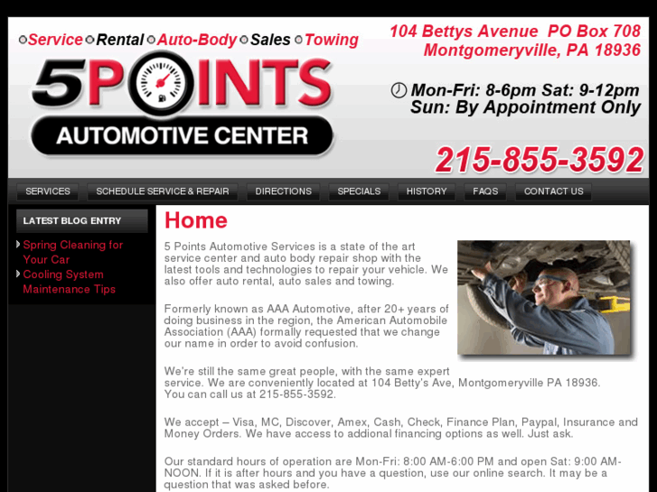 www.5pointsautomotive.com