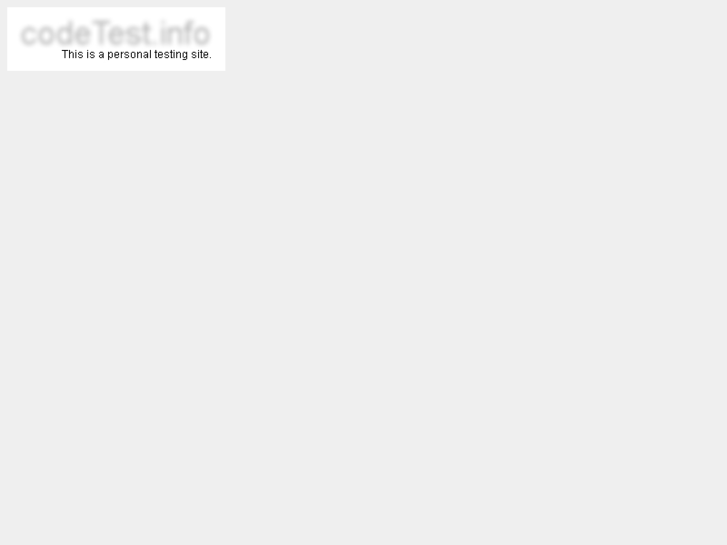 www.codetest.info