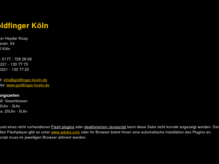 www.goldfinger-koeln.com