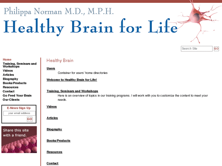 www.healthybrainforlife.com