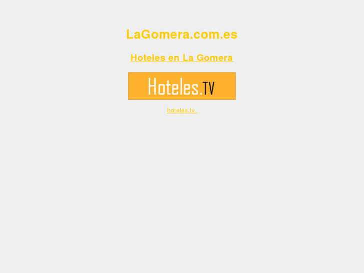 www.lagomera.com.es
