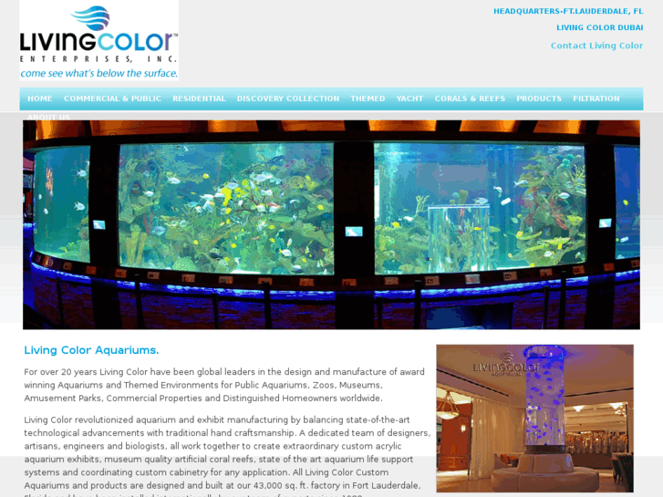 www.livingcoloraquariums.com