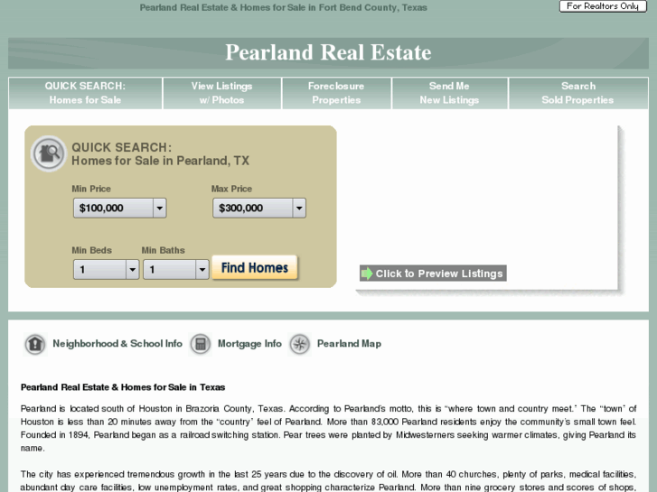 www.pearland-realestate.com