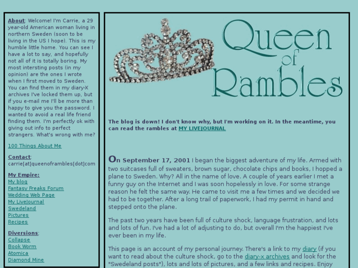 www.queenoframbles.com