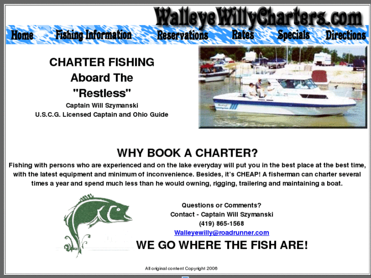 www.walleyewillycharters.com