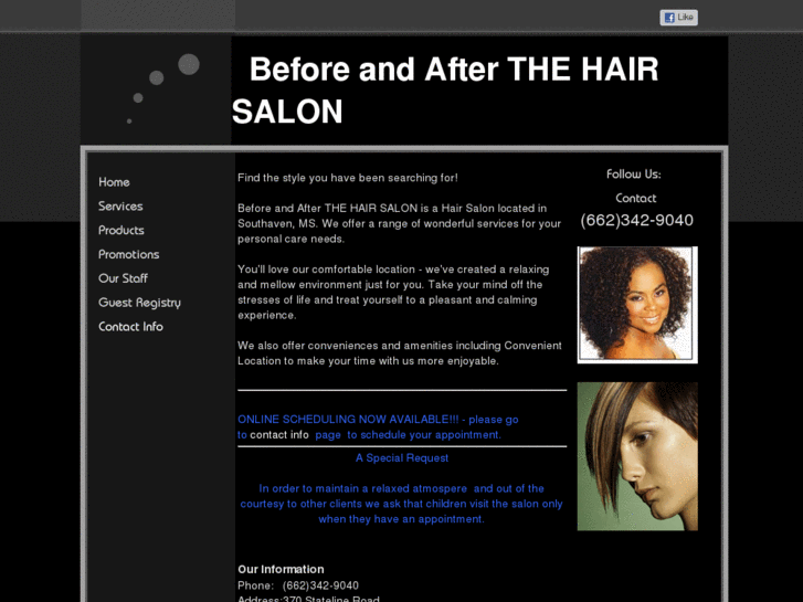 www.beforeandafterthehairsalon.com