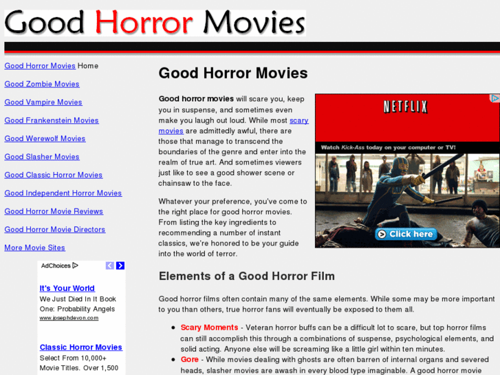 www.goodhorrormovies.net