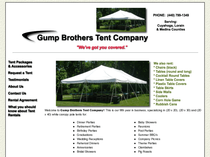 www.greaterclevelandpartytentrentals.com