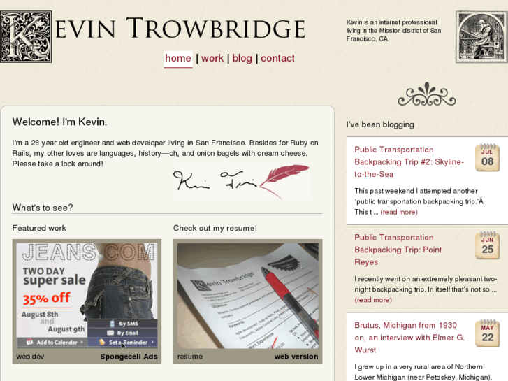 www.kevinmtrowbridge.com