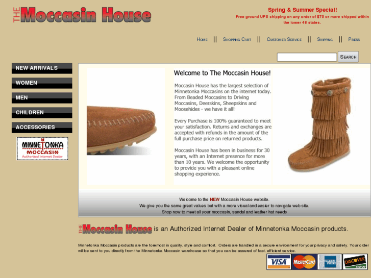 www.moccasinhouse.com