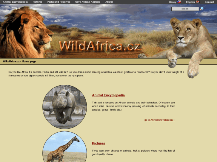 www.wildafrica.cz