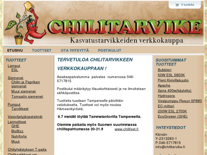 www.chilitarvike.fi