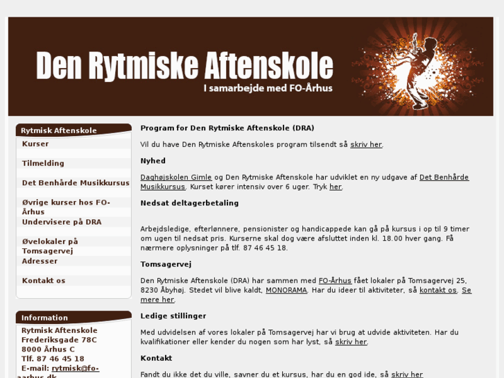 www.denrytmiskeaftenskole.dk