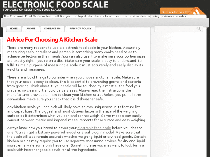 www.electronicfoodscale.org