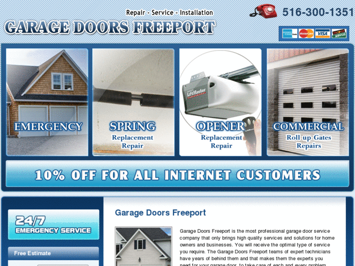 www.garagedoorsfreeport.com