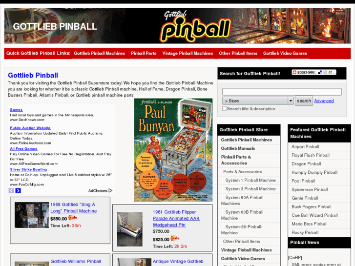 www.gottliebpinball.com