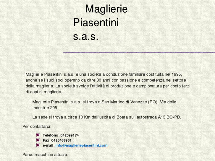 www.maglieriepiasentini.com