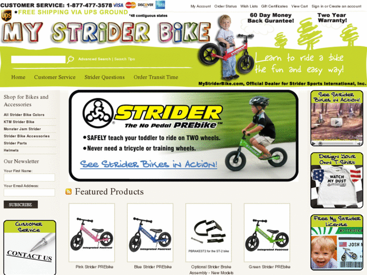 www.mystriderbike.com